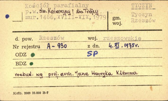 kościół parafialny p.w. św. Katarzyny i św. Trójcy, skan 1