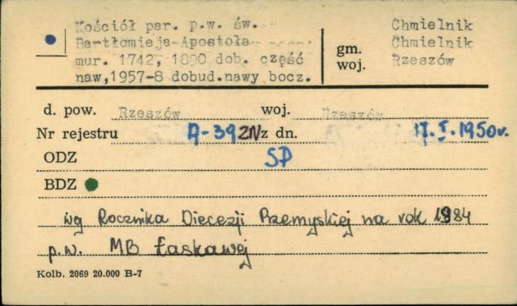 kościół par. pw. św. Bartłomieja Apostoła, skan 1