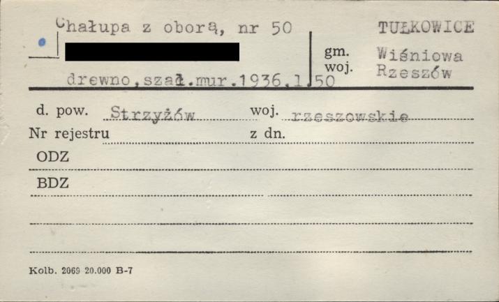 chałupa z oborą, skan 1