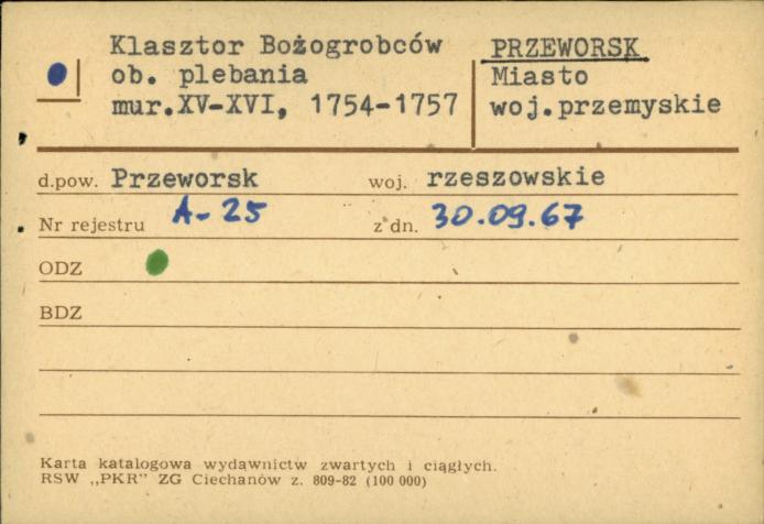 klasztor bożogrobców, ob. plebania , skan 2