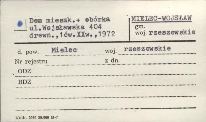 dom mieszkalny + obórka, skan 1
