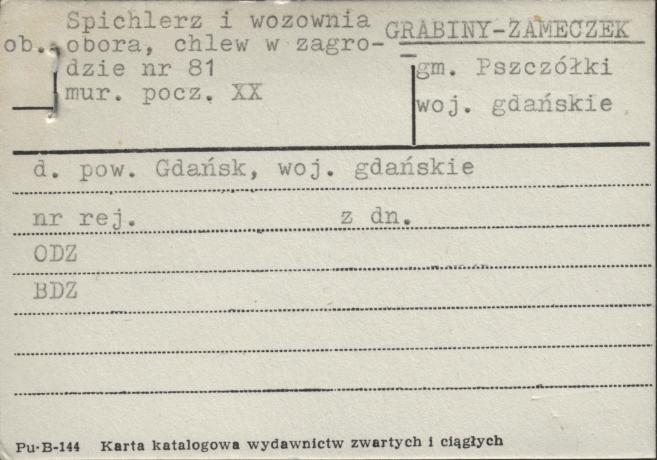 spichlerz i wozownia, ob. obora, chlew w zagrodzie, skan 1