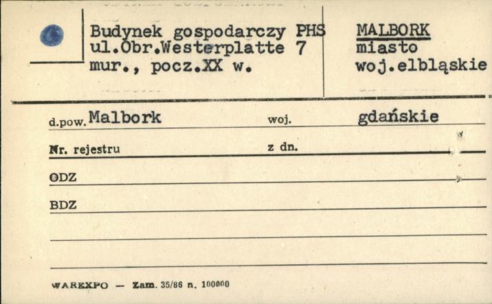 budynek gospodarczy PHS, skan 1