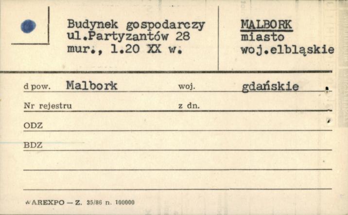 budynek gospodarczy, skan 1