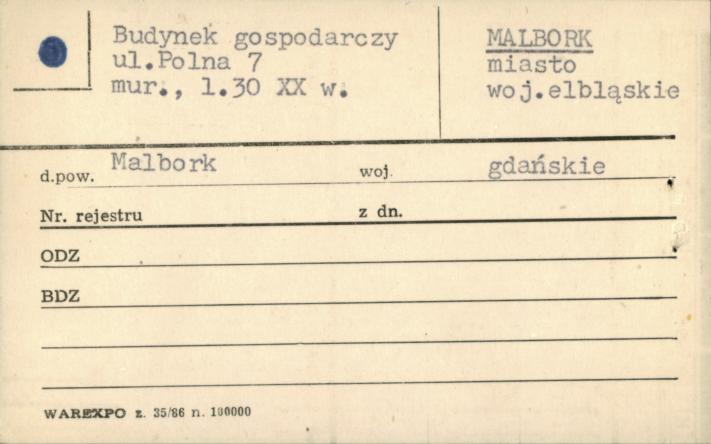 budynek gospodarczy, skan 1