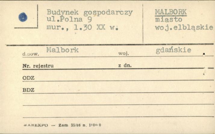 budynek gospodarczy, skan 1