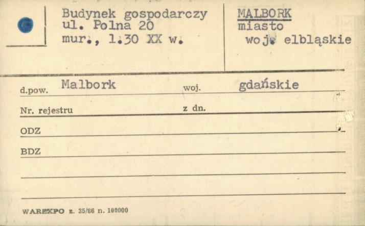 budynek gospodarczy, skan 1