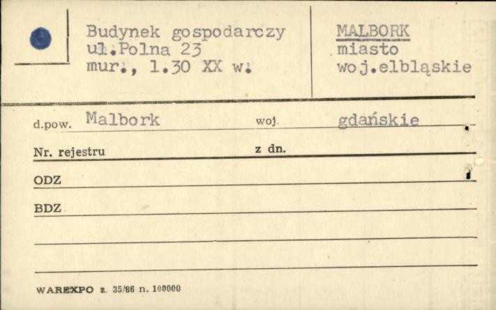 budynek gospodarczy, skan 1