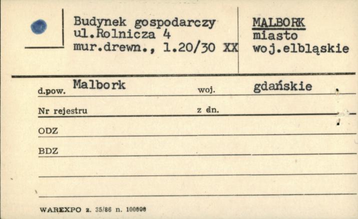 budynek gospodarczy, skan 1