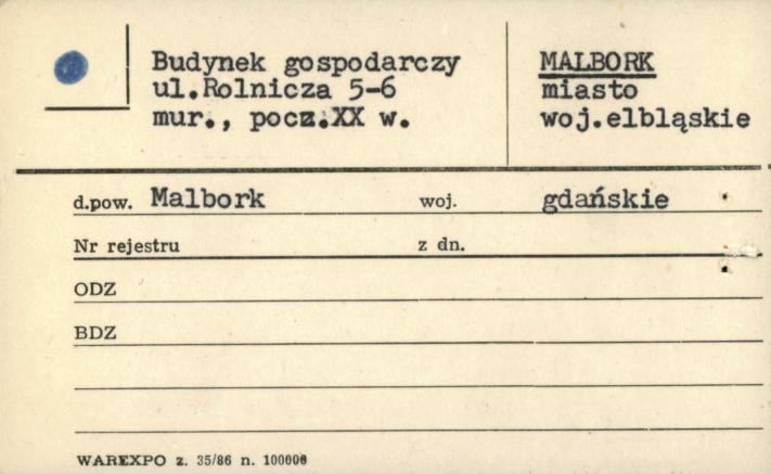 budynek gospodarczy, skan 1