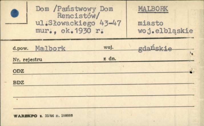 dom (państwowy dom rencistów), skan 1