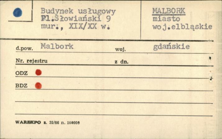 budynek usługowy, skan 1