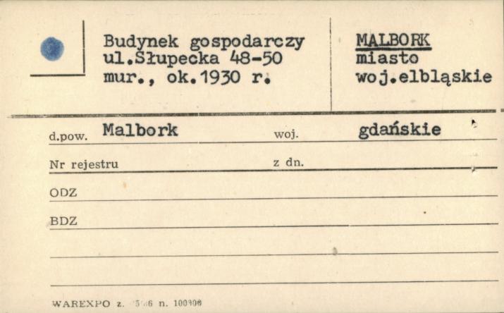 budynek gospodarczy, skan 1