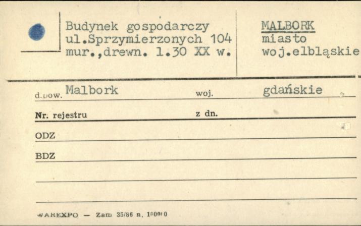 budynek gospodarczy, skan 1