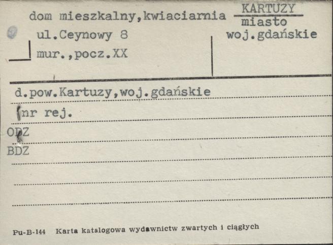 dom mieszkalny, kwiaciarnia, skan 1