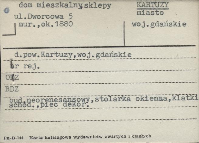 dom mieszkalny, sklepy, skan 1