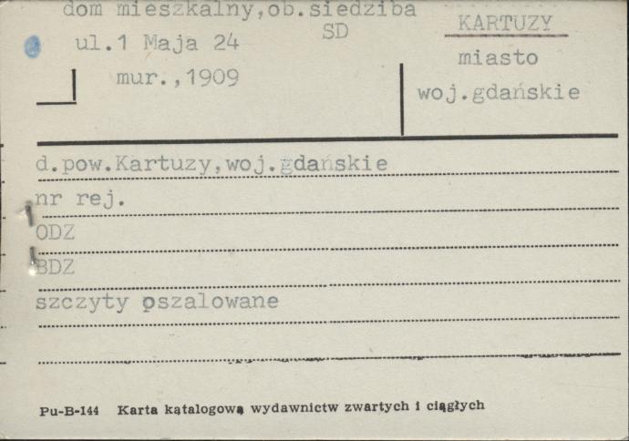 dom mieszkalny, ob. siedziba SD, skan 1