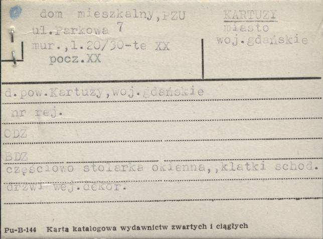 dom mieszkalny, PZU, skan 1