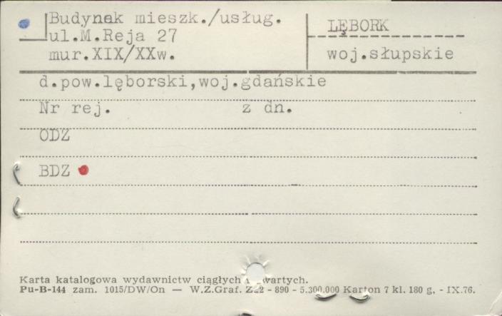 budynek mieszkalno-usługowy, skan 1