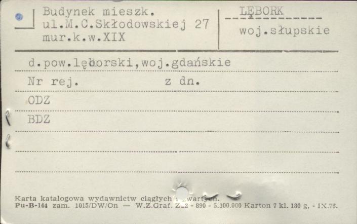 budynek mieszkalny, skan 1