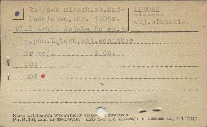 budynek mieszk. ob. nadleśnictwo, skan 1