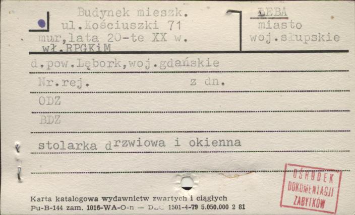 budynek mieszkalny, skan 1