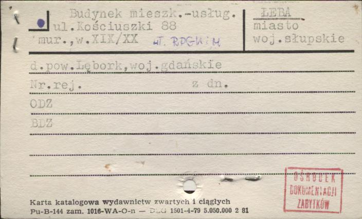 budynek mieszkalno-usługowy, skan 1