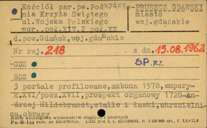kościół par. pw. Podwyższenia Krzyża Świętego, skan 1