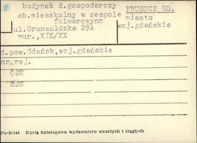 budynek gospodarczy, ob. mieszkalny w zespole folwarcznym, skan 1