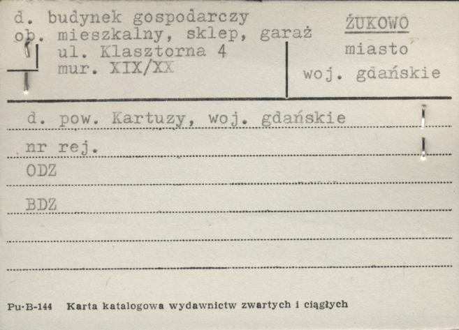 budynek gospodarczy, ob. mieszkalny, sklep, garaż, skan 1