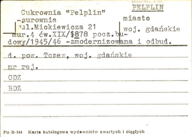 cukrownia Pelplin - surownia, skan 1