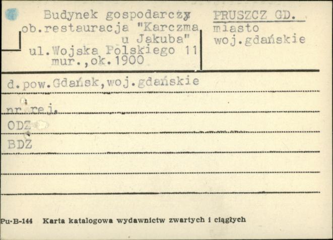 budynek gospodarczy ob. restauracja Karczma u Jakuba, skan 1