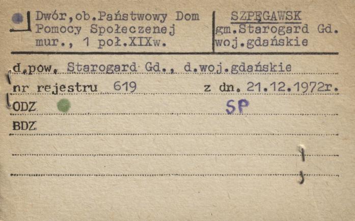 dwór, ob. Państwowy Dom Pomocy Społecznej, skan 1