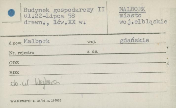 budynek gospodarczy II, skan 1