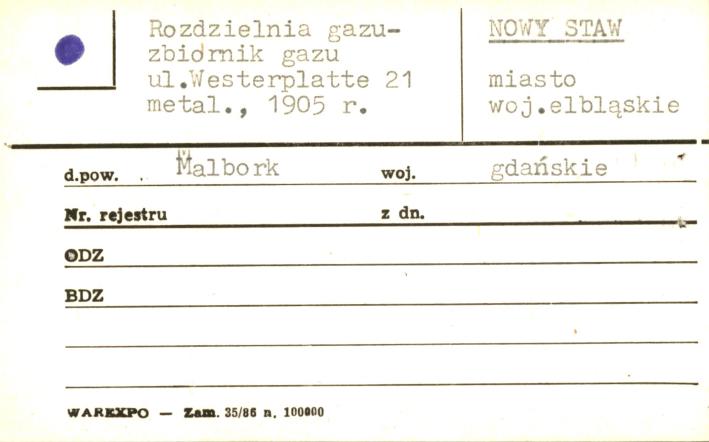 rozdzielnia gazu - zbiornik gazu, skan 1