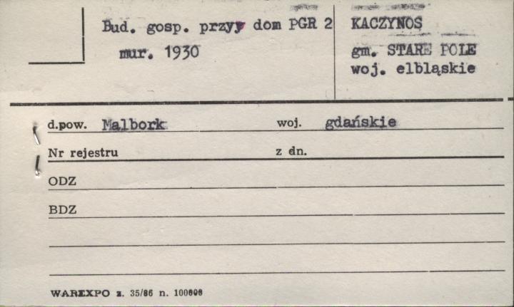 budynek gospodarczy, skan 1
