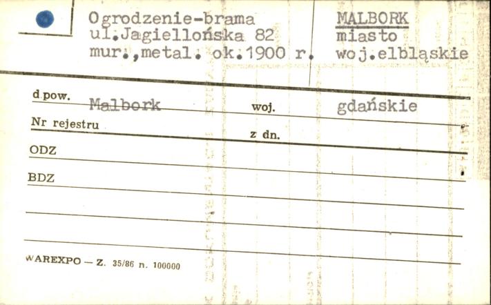 ogrodzenie - brama, skan 1