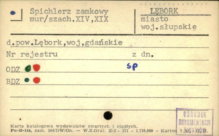 spichlerz zamkowy, skan 1
