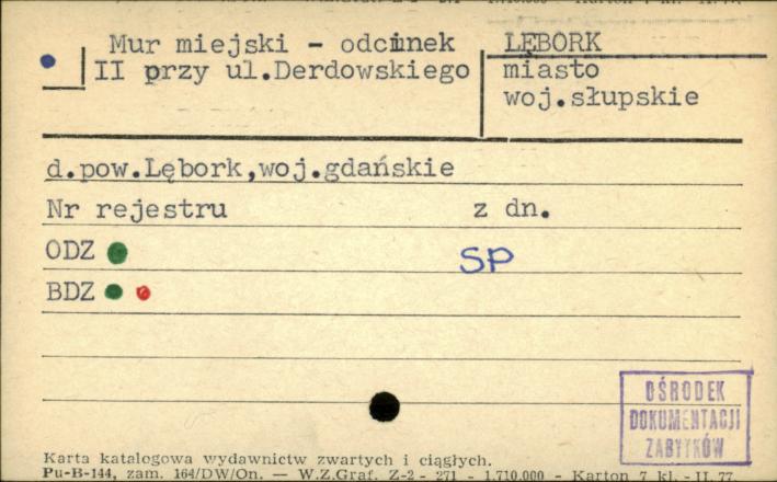 mur miejski - odcinek II, skan 1