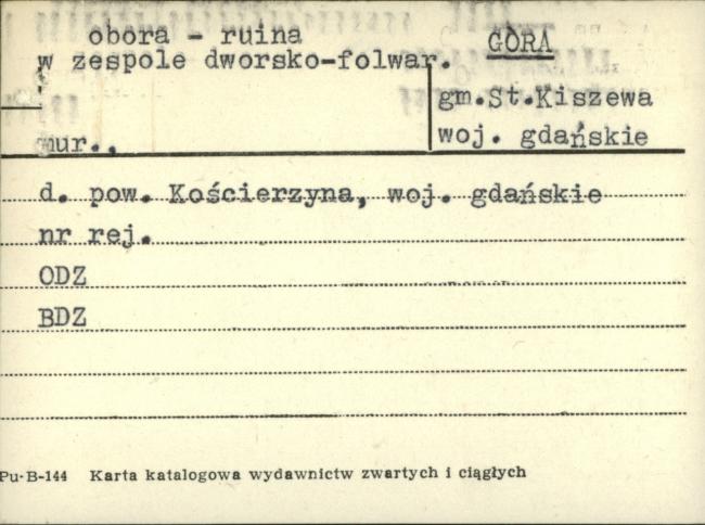 obora - ruina, skan 1