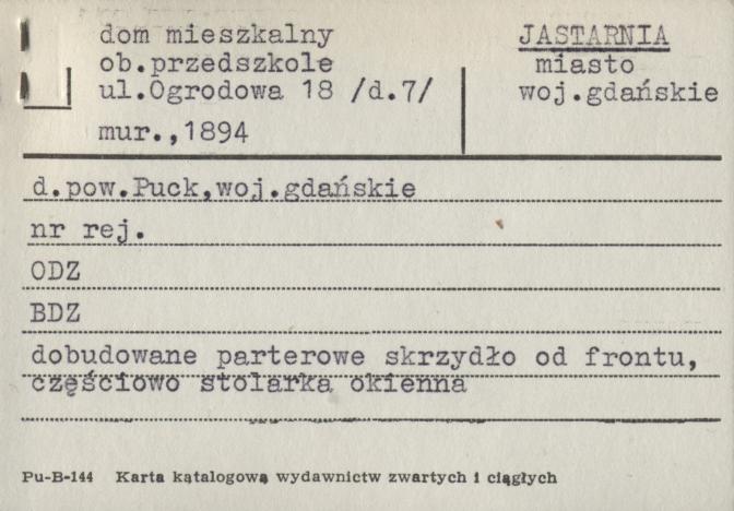 dom mieszkalny, ob. przedszkole, skan 1