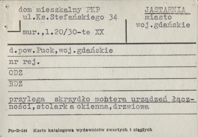 dom mieszkalny PKP, skan 1