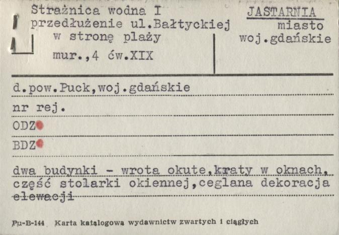 strażnica wodna I, skan 1