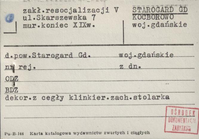 zakład resocjalizacyjny V, skan 1