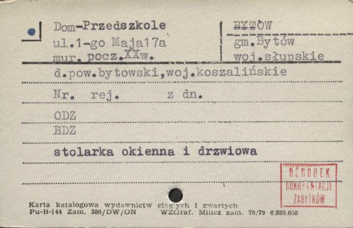 dom - przedszkole, skan 1