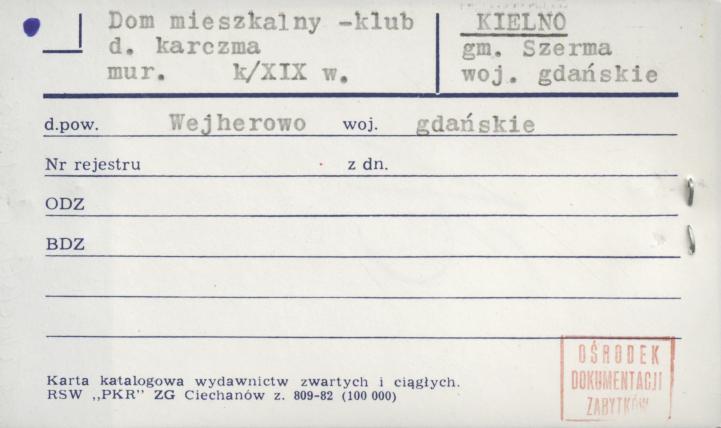 dom mieszkalny - klub, d. karczma, skan 1