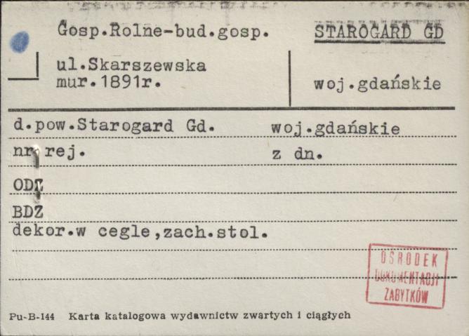 budynek gospodarczy, skan 1