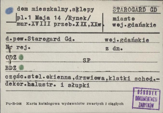 dom mieszkalny, sklepy, skan 1