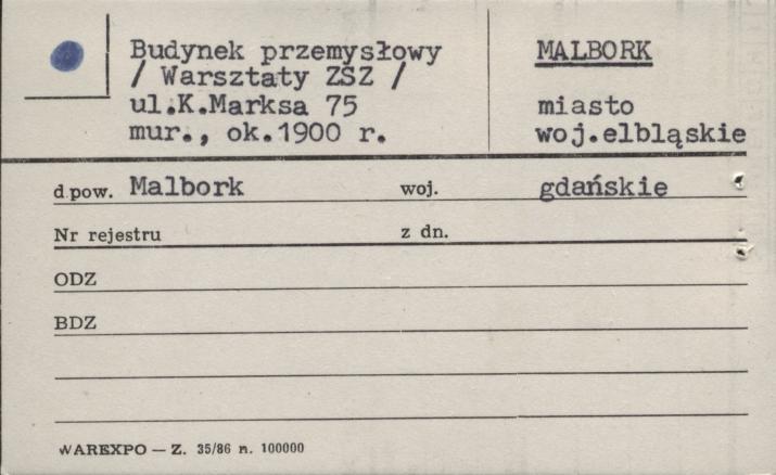 budynek przemysłowy (warsztaty ZSZ), skan 1