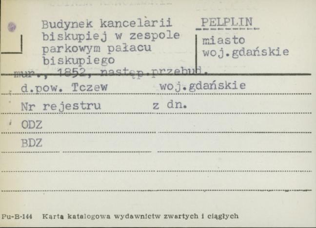 budynek kancelarii biskupiej, skan 1